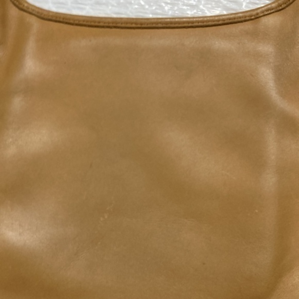 Coach tan leather vintage slim hippie bag 9135 - Picture 8 of 16